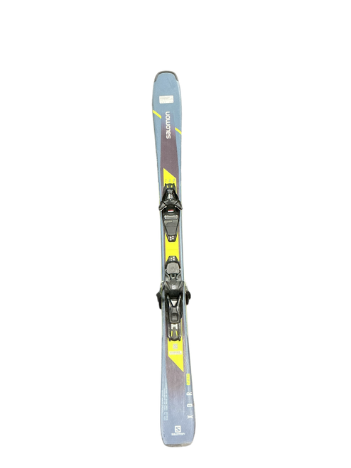 Vist Large View of Product Image Which is Used Salomon XDR 76 STC WITH BINDINGS Boys DH Ski/Binding Royal Blue 140 cm