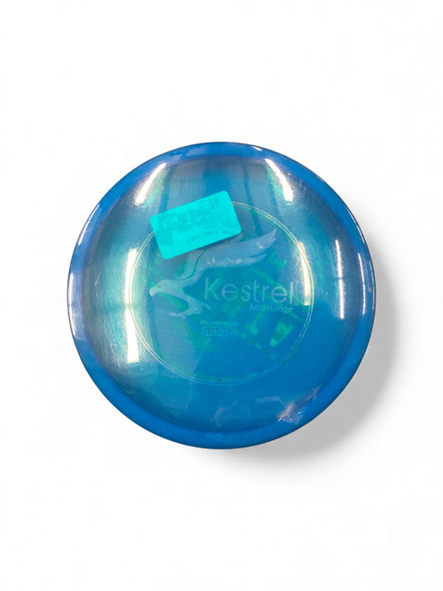 Vist Large View of Product Image Which is Used YIKUN KESTREL Disc Golf Mid Range Royal Blue