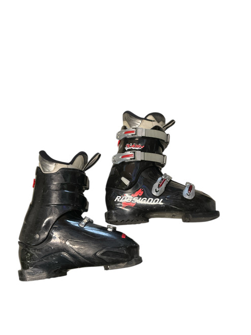 Vist Large View of Product Image Which is Used Rossignol FLASH Mens DH Ski Boot Black 265 MP - M08.5 - W09.5