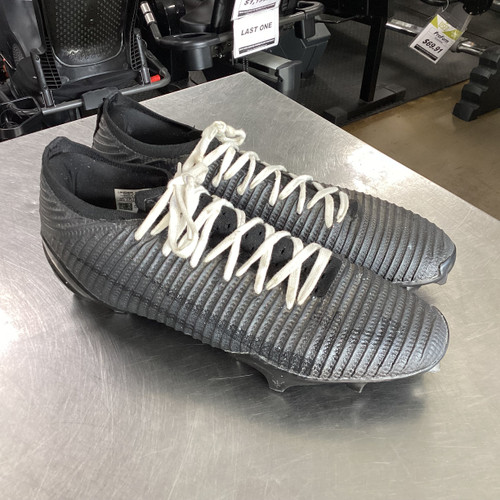 Vist Large View of Product Image Which is Used Under Armour Adult FB Cleats Black Senior 12.5