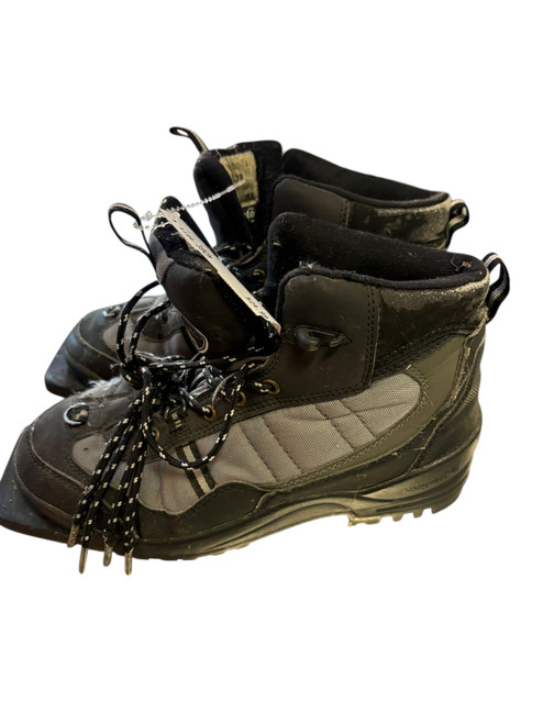 Vist Large View of Product Image Which is Used Whitewoods Mens 75MM XC Ski Boots Black W 07-07.5 / JR 05.5-06