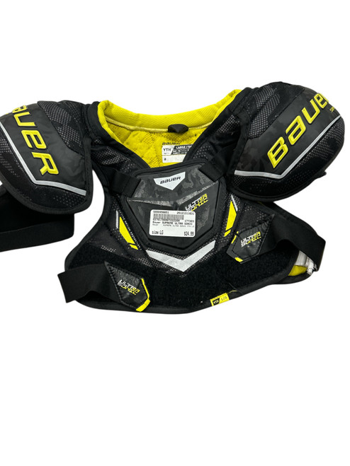 Vist Large View of Product Image Which is Used Bauer SUPREME ULTRA SONIC YTH LG Youth Shoulder Pads LG