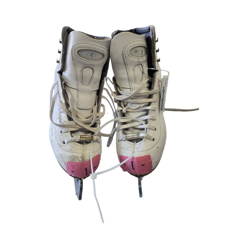 Vist Large View of Product Image Which is Used Riedell EDGE Girls Figure Skate White Junior 01