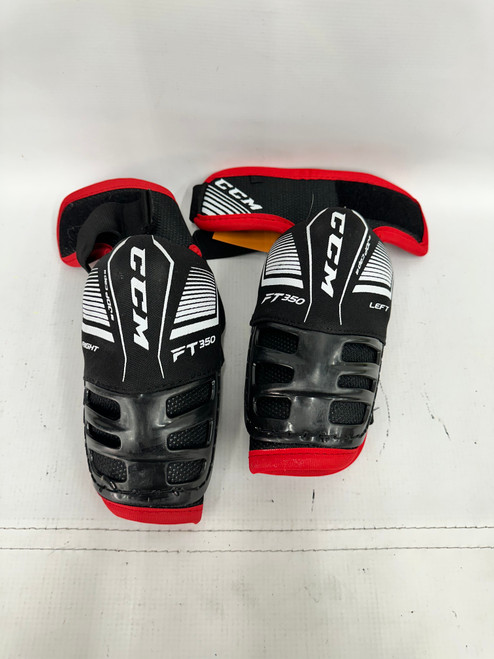 Vist Large View of Product Image Which is Used CCM FT350 Junior Elbow Pads LG