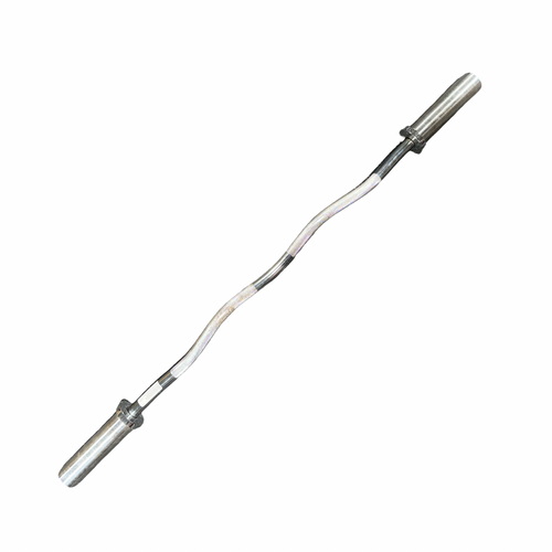 Vist Large View of Product Image Which is Used Exercise Olympic Curl Bar 48"