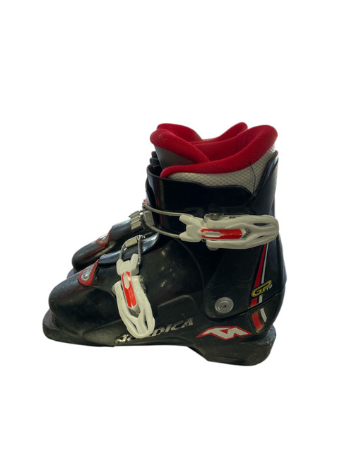 Vist Large View of Product Image Which is Used Nordica GP T2 Boys DH Ski Boot Black 205 MP - J01