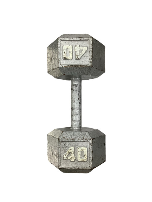 Vist Large View of Product Image Which is Used Hex Dumbbell (Each) 40 lb