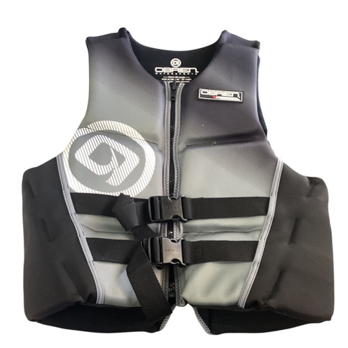 Vist Large View of Product Image Which is Used O'Brien Adult PFD Black And Grey 2X