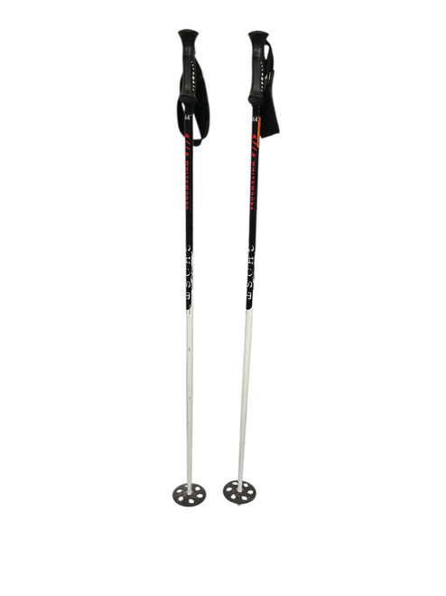 Vist Large View of Product Image Which is Used Whitewoods GHOST Girls DH Ski Pole Black 110 cm / 44 in
