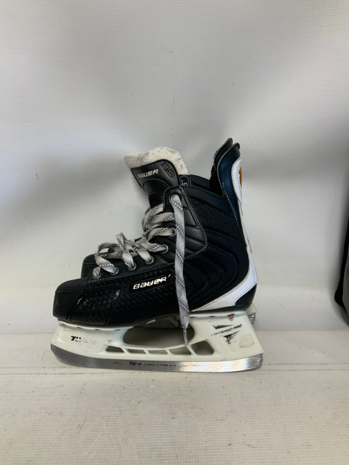 Vist Large View of Product Image Which is Used Bauer FLEXLITE 3.0 Intermediate Hockey Skate Black Intermediate 5.0
