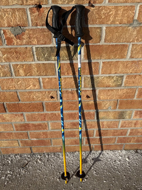 Vist Large View of Product Image Which is Used Scott JR SERIES Boys DH Ski Pole Royal Blue 100 cm / 40 in