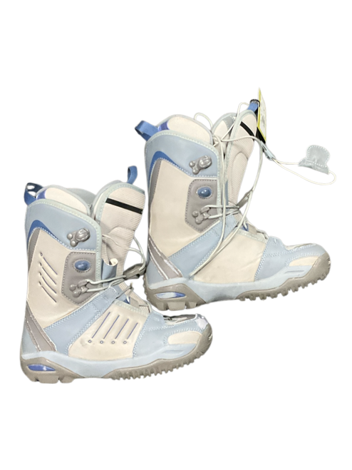 Vist Large View of Product Image Which is Used Salomon KIANA Womens Snowboard Boots Grey Senior 5.5