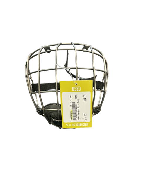 Vist Large View of Product Image Which is Used Bauer Hockey Wire Mask Grey XS