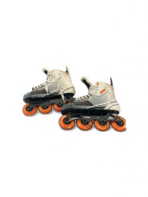 Vist Large View of Product Image Which is Used Tour CODE 3 ONE Senior Aggressive Skates White Senior 7.5