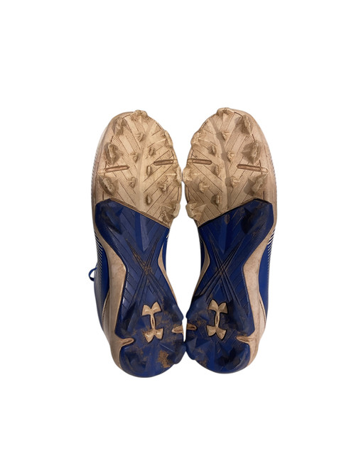 Vist Large View of Product Image Which is Used Under Armour BB CLEATS BB/SB Cleats Royal Blue Junior 05