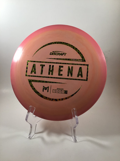 Vist Large View of Product Image Which is Used Discraft ESP ATHENA Disc Golf Driver Pink 174g