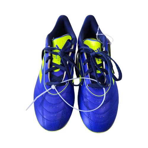 Vist Large View of Product Image Which is Used Adidas Soccer Cleats Royal Blue Junior 04.5