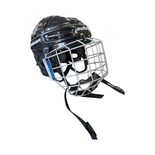 Vist Large View of Product Image Which is Used Bauer IMS 5.0 COMBO HELMET Helmet Cage Combo Black MD