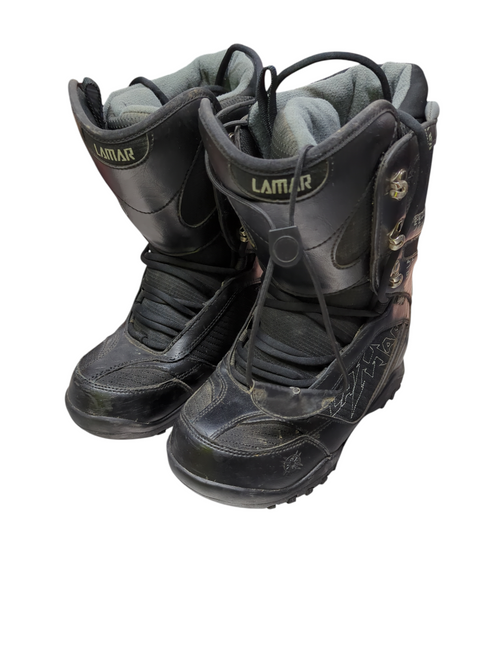 Vist Large View of Product Image Which is Used Lamar LAMAR SNOWBOARDING BOOT Mens Snowboard Boots Black Senior 7