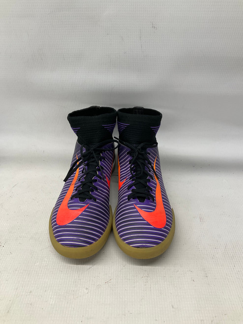 Vist Large View of Product Image Which is Used Nike Soccer Indoor Shoes Purple Junior 05