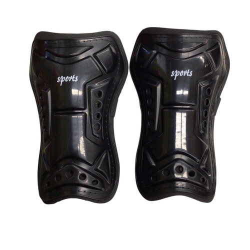 Vist Large View of Product Image Which is Used Soccer Shin Guards Adult Black MD