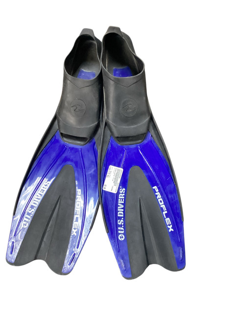 Vist Large View of Product Image Which is Used US Divers Underwater Fins Royal Blue Fits all