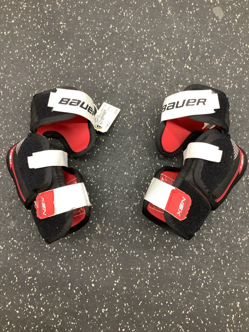 Vist Large View of Product Image Which is Used Bauer NSX Junior Elbow Pads LG