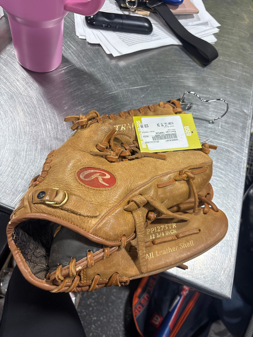 Vist Large View of Product Image Which is Used Rawlings TRAPEZE BB/SB Glove RH Throw Brown 12 3/4"
