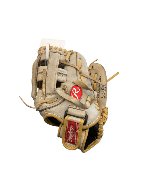 Vist Large View of Product Image Which is Used Rawlings MPL110KB BB/SB Glove RH Throw Grey 11"