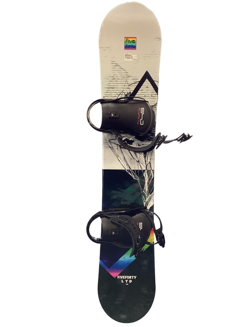 Vist Large View of Product Image Which is Used LTD SNOWBOARD 155CM Mens Board/Bindings Silver 155 cm