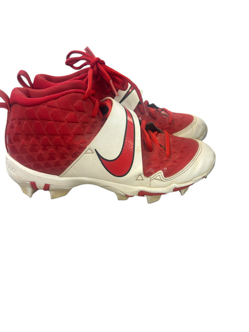 Vist Large View of Product Image Which is Used Nike TROUT BB/SB Cleats Red And White Senior 6