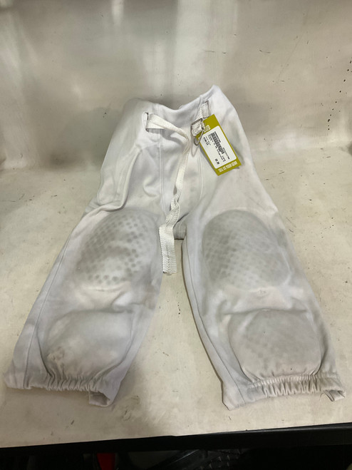 Vist Large View of Product Image Which is Used Champro Youth FB Integrated Pants White LG