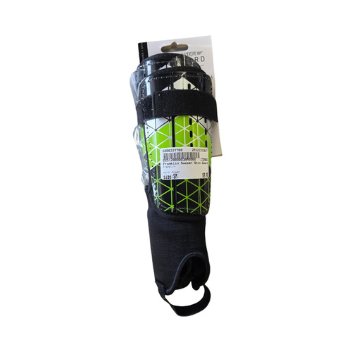 Vist Large View of Product Image Which is Used Franklin Soccer Shin Guards Youth Green SM