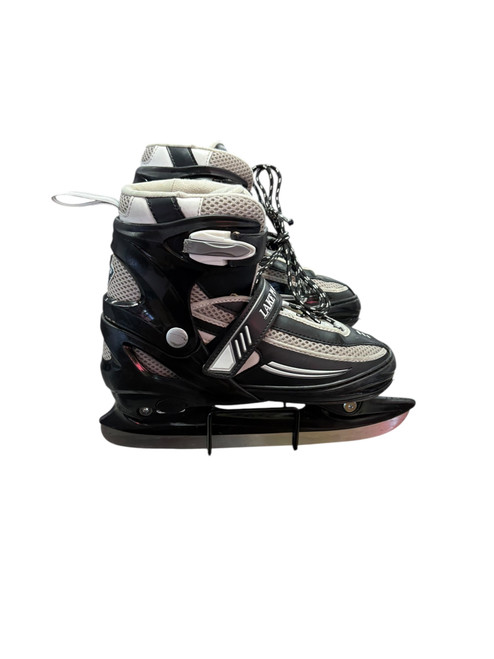 Vist Large View of Product Image Which is Used Lake Placid SUMMIT ADJ Youth Hockey Skate Adjustable