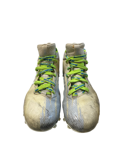 Vist Large View of Product Image Which is Used New Balance LAX Cleats Mens Grey Senior 10