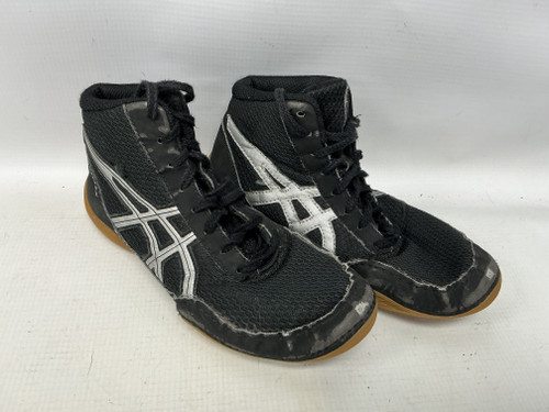 Vist Large View of Product Image Which is Used Asics Wrestling Shoes Black Junior 01.5