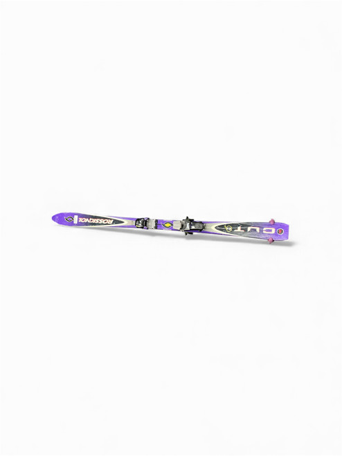 Vist Large View of Product Image Which is Used Rossignol CUT 10.4 Womens DH Ski/Binding Purple 160 cm