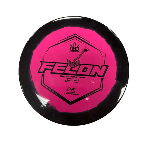 Vist Large View of Product Image Which is Used Dynamic Discs SOCKIBOMB FELON Disc Golf Driver Magenta