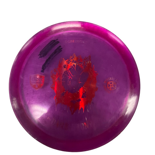 Vist Large View of Product Image Which is Used Discmania C LINE INSTINCT Disc Golf Driver Purple