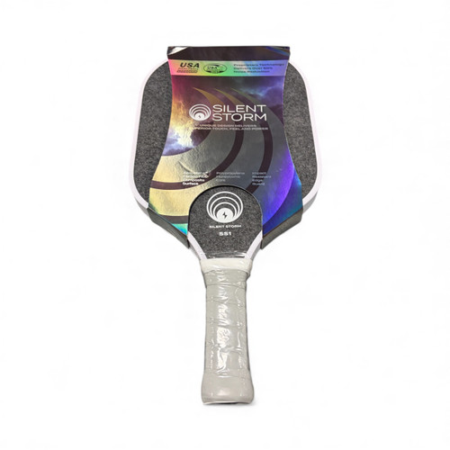 Vist Large View of Product Image Which is Used SILENT STORM Pickleball Racquet None