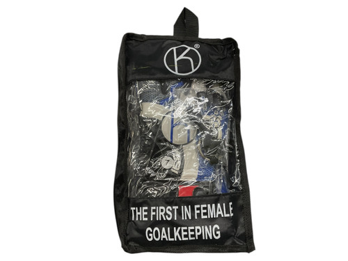 Vist Large View of Product Image Which is Used K1 KEEPHER 1991 Soccer Goalie Gloves Navy Blue 7