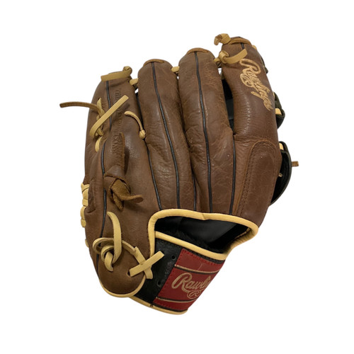 Vist Large View of Product Image Which is Used Rawlings D12HBDCPT BB/SB Glove RH Throw Brown 12"