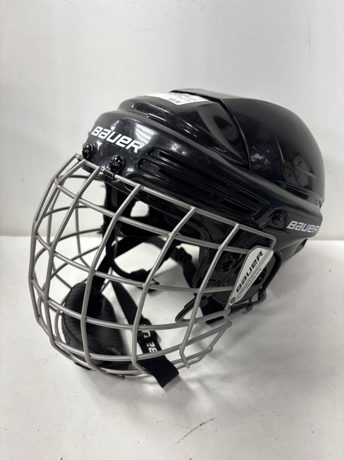 Vist Large View of Product Image Which is Used Bauer 2100 Helmet Cage Combo Black MD