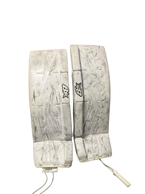 Vist Large View of Product Image Which is Used Brians NET ZERO Goalie Leg Pads Senior None 32"