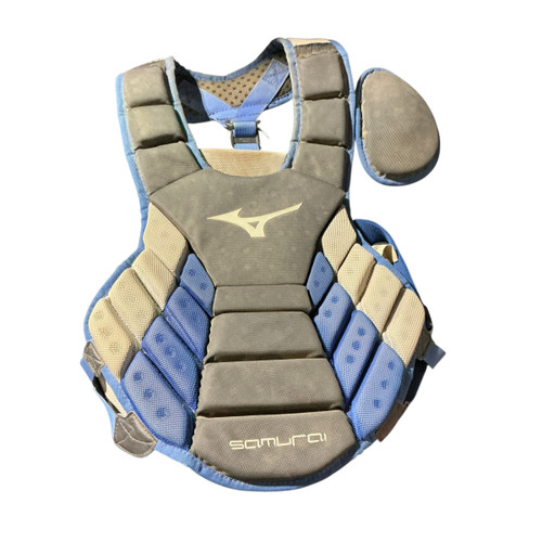 Vist Large View of Product Image Which is Used Mizuno MIZUNO CATCHERS CHEST Catchers Chest Protector Navy Blue Adult