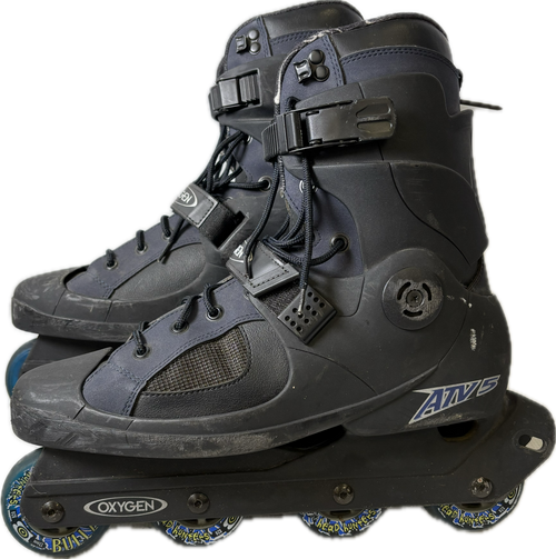 Vist Large View of Product Image Which is Used ATV 5 Senior Aggressive Skates Black Senior 11