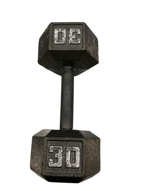 Vist Large View of Product Image Which is Used Hex Dumbbell (Each) 30 lb