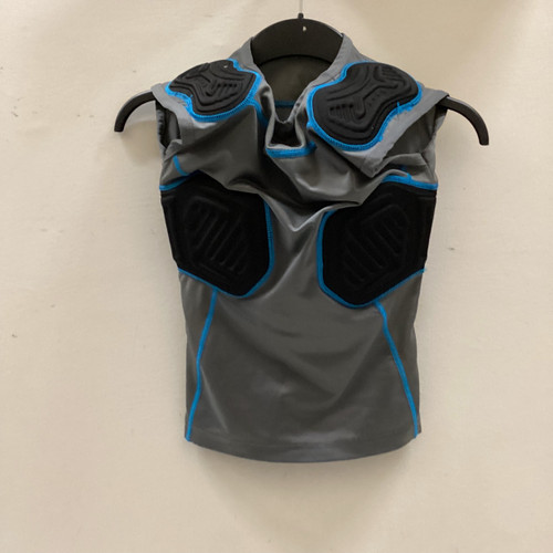 Vist Large View of Product Image Which is Used Champro PADDED SHIRT FB Top Youth Grey MD