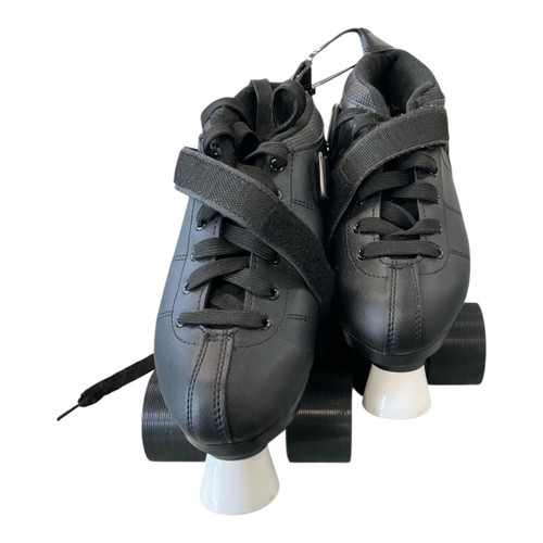 Vist Large View of Product Image Which is Used Chicago QUAD SKATES Senior Roller Quad Skates Black Senior 6