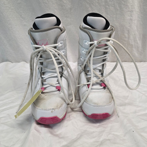 Vist Large View of Product Image Which is Used Avalanche WOMENS Womens Snowboard Boots White Senior 7